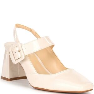 Alex Marie Cream Block Heel Women's Shoes